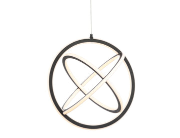 Orbit 16.5" Adjustable Integrated LED Metal Pendant - JONATHAN Y